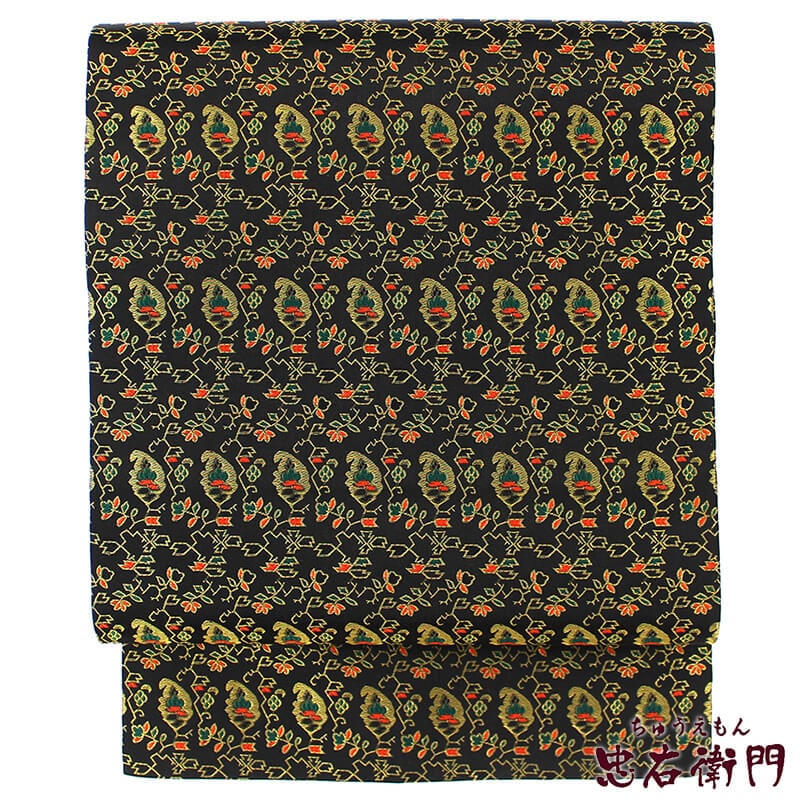 中古】 龍村美術織物 名古屋帯 リサイクル 正絹 仕立て上がり 九寸