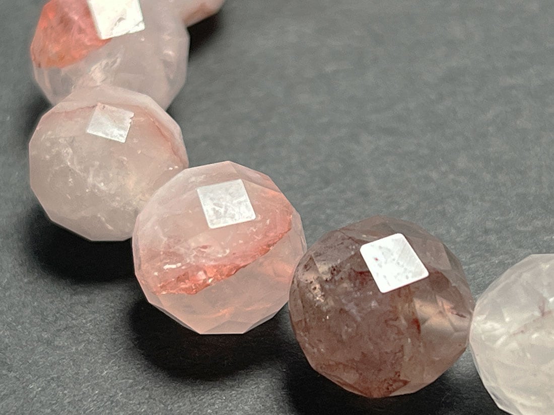 ヒマラヤ・マニカラン水晶 11mmカットブレスレット