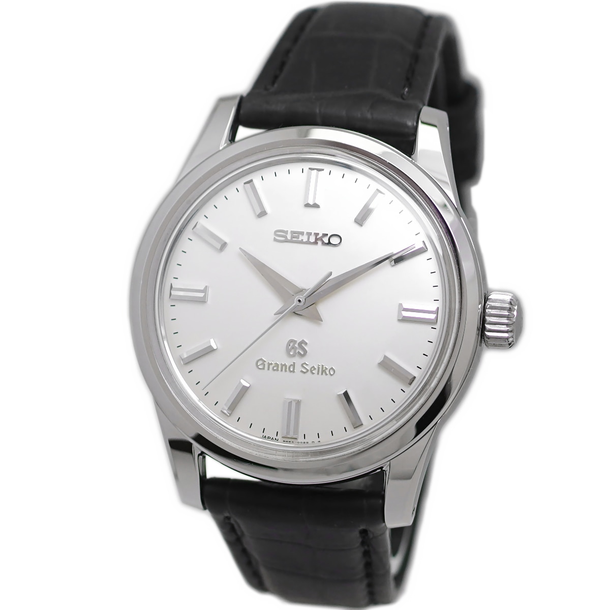 美品】グランドセイコー SBGW001 9S54-0030 新品純正ワニ革ベルト 手巻