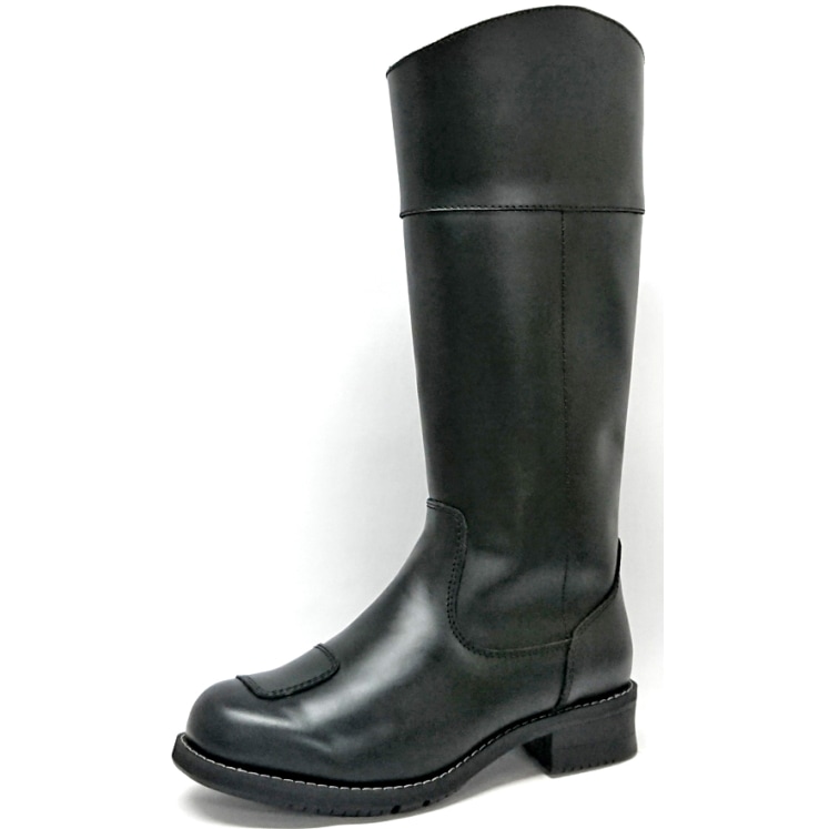 公式 ワイルドウィング ホーク WWM-012 ブラック 本革 ロング バイク