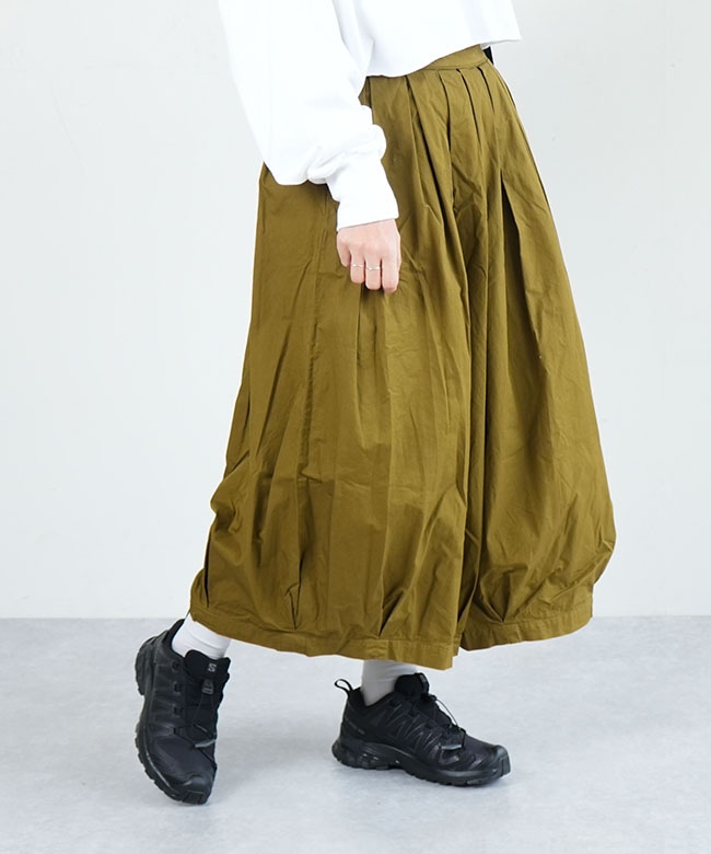 A21609]HARVESTY(ハーベスティ) 40コーマ糸ツイルサーカスキュロット