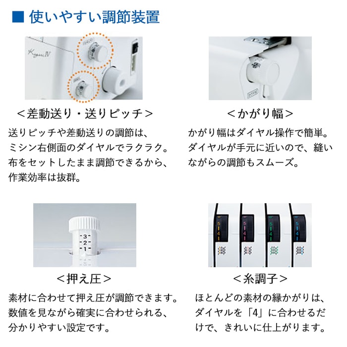 ロックミシン本体 『かがりIV LOB0201』 brother ブラザー ミシン