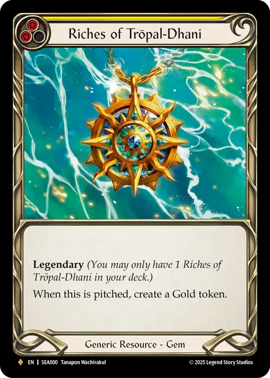 EN】【Rainbow Foil】[Generic] Riches of Trōpal-Dhani / トロパル