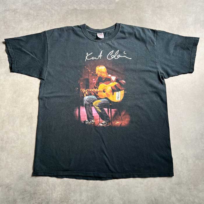 00's KURT COBAIN T-SHIRTS BLACK/2X 00年代 カートコバーン Tシャツ