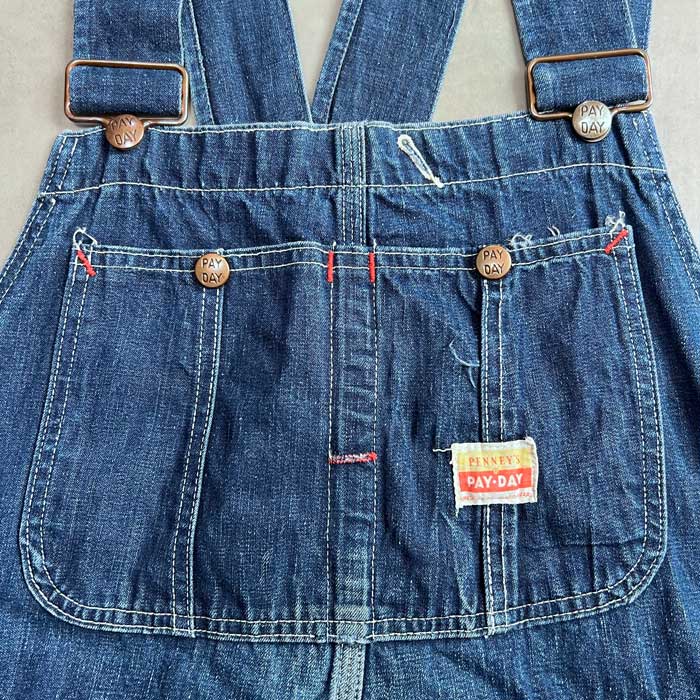 VINTAGE 50'S PAYDAY DENIM OVERALL LOW BACK STYLE ヴィンテージ 50