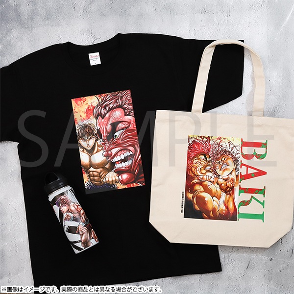 ケース入りTシャツ 刃牙 ＆ 勇次郎 | 刃牙シリーズ | 秋田書店