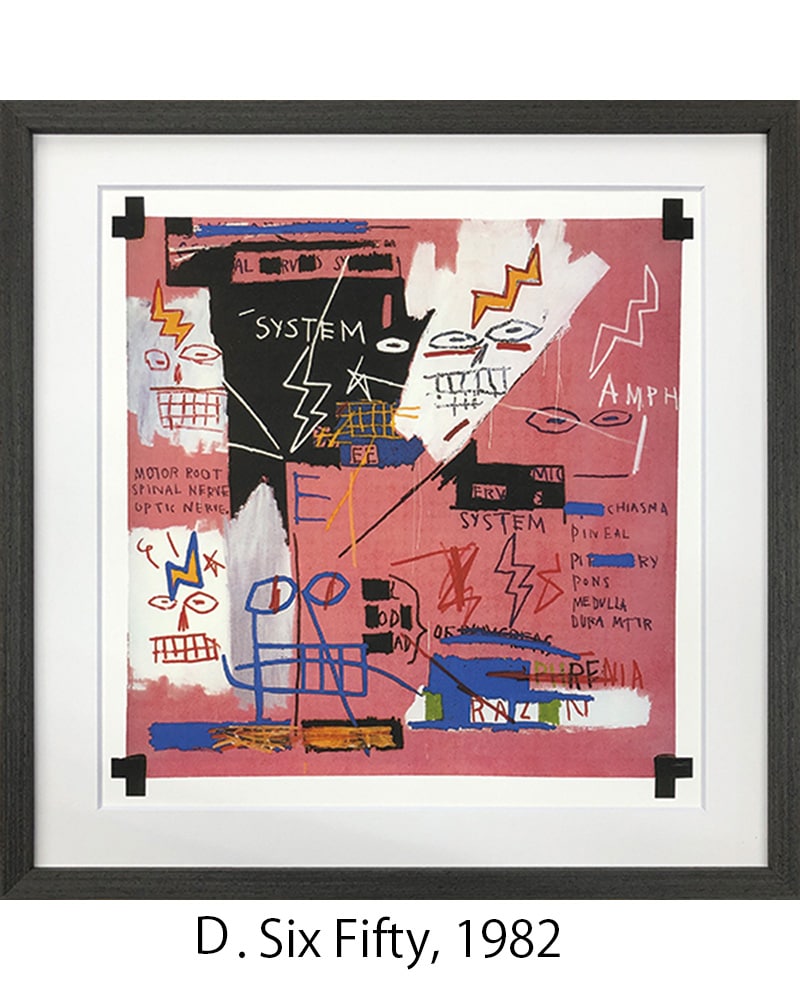アートパネル アートフレーム】 Jean-Michel Basquiat ジャン-ミシェル