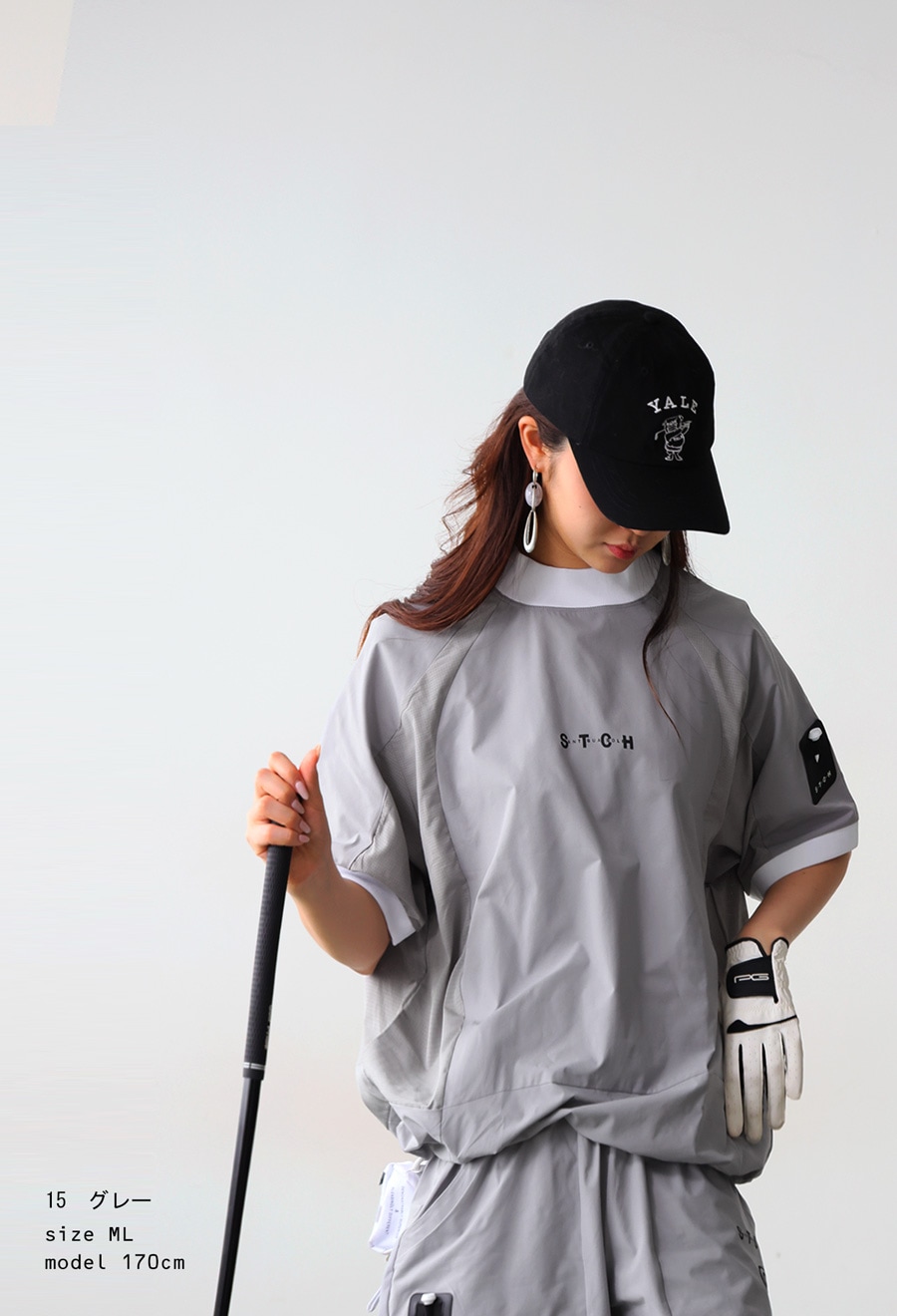 ANTIQUA GOLF×STCH トップス レディース 送料無料・(100)メール便可