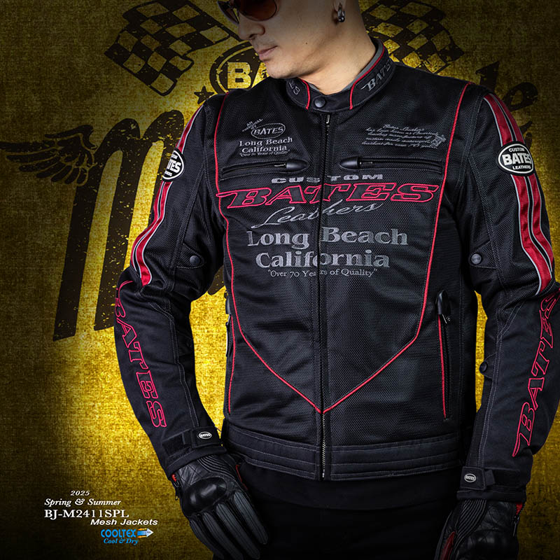 BJ-M2412TT ベイツ メッシュジャケット | BATES バイクジャケット（革