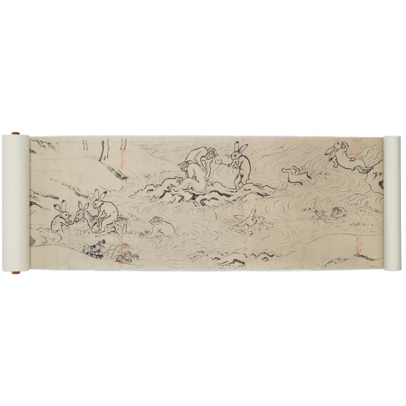 原寸絵巻物〈国宝 鳥獣人物戯画 甲巻〉京都便利堂オンラインショップ