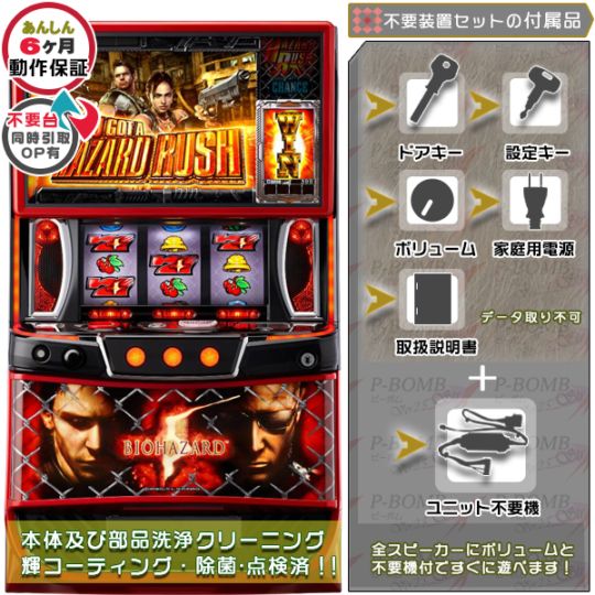 バイオハザード-ゲーム 実機 商品カテゴリー スロット機種 セット別
