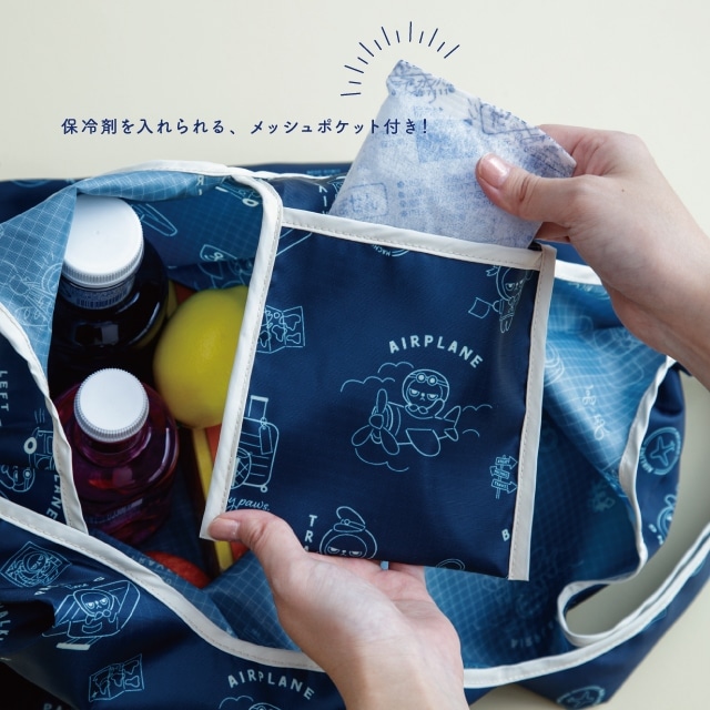 有料ギフトラッピング対応商品】エコバッグS アングリーマチコトラベル