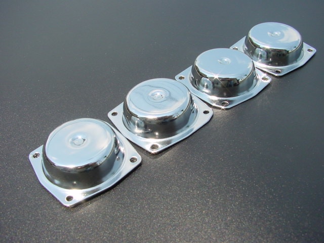 CBX400F/CBR400F メッキキャブレタートップカバー(4個) ※ステンレス