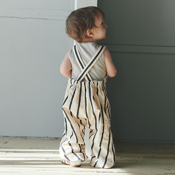 MARLMARL マールマール ロワジール サロペット (70-90cm) / ストライプ