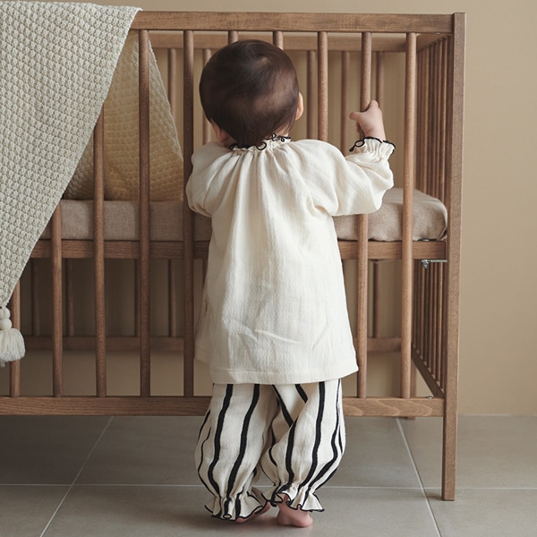 マールマール MARLMARL ルル ナイトウェア ストライプ (70-80cm