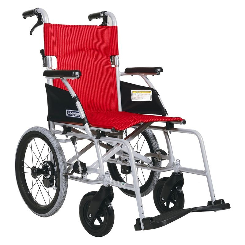 介助用車椅子 BML16-40SB 前輪7インチ・ノーパンクタイヤ・介助