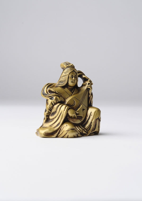 仏像】弁財天 合金製 古美色仕上げ 牧田秀雲原型 | 開運・縁起物