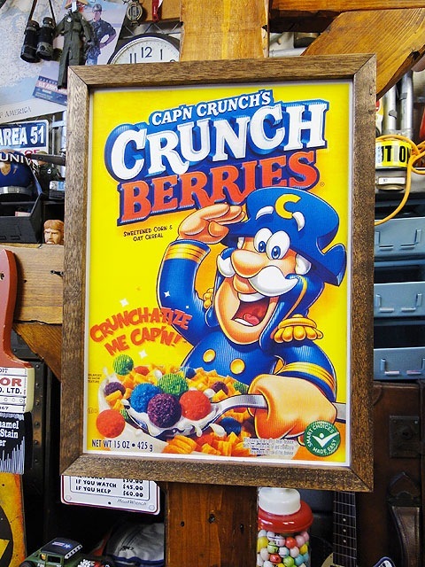 ポスターフレーム （キャプテンクランチ/サルート） ポスター＆木製