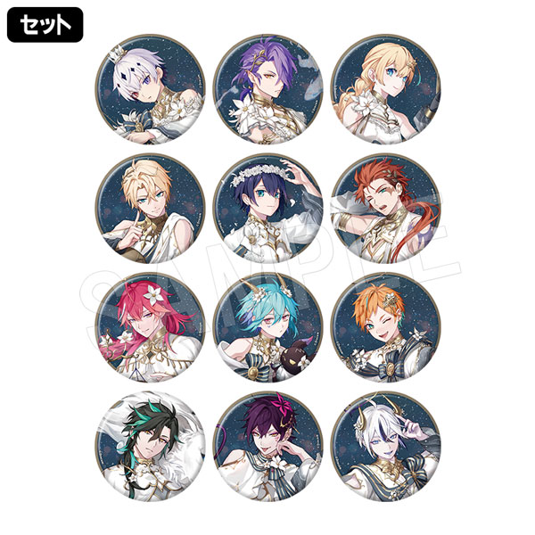 悪魔王子と操り人形 トレーディンググリッター缶バッジ AGF2024ver