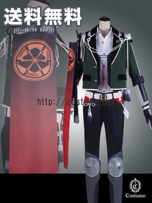 送料無料】※改訂版※ とうらぶ風 緑×白×黒 豊前江