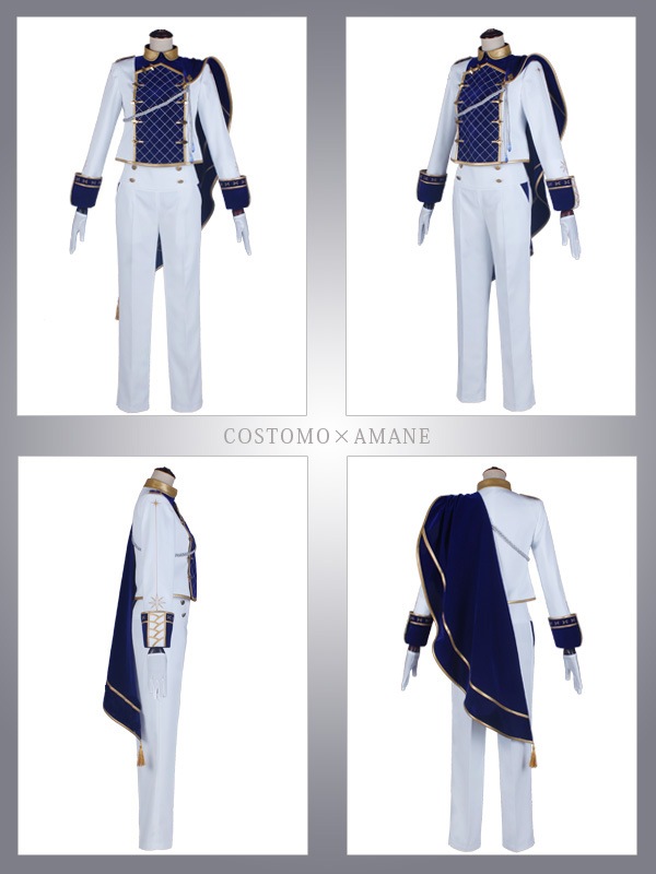 送料無料】 あんさんぶる風 ベロア生地（紺）×白 2パターンの