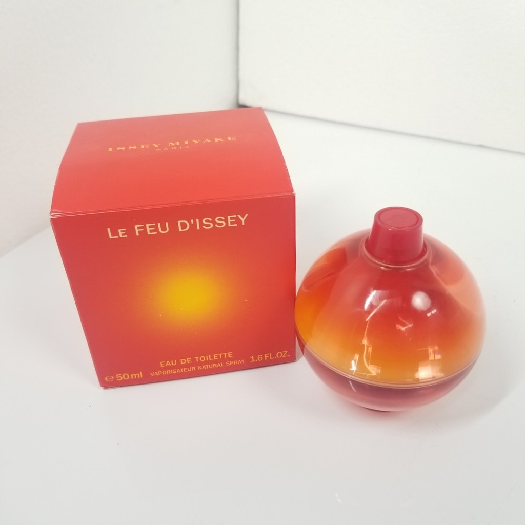 中古 ルフードゥイッセイ Le Feu d'Issey オード・トワレ 50ml瓶 7～8