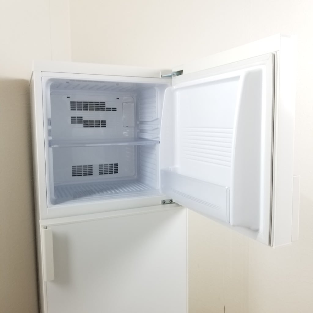 訳アリ 無印 冷蔵庫 小型 一人暮らし 2ドア 140L 2019年 3ヵ月保証 訳