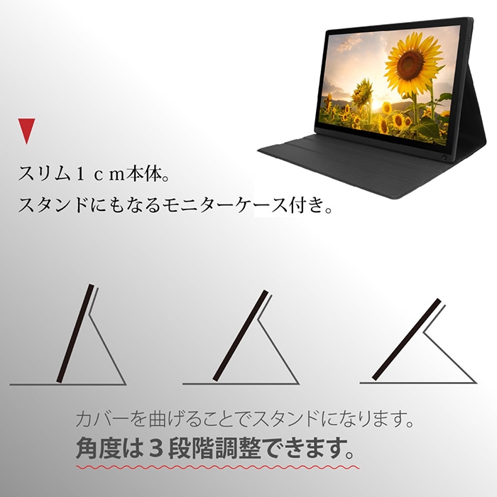 サブスク専用】15.6インチ セカンドモニター モバイルモニター
