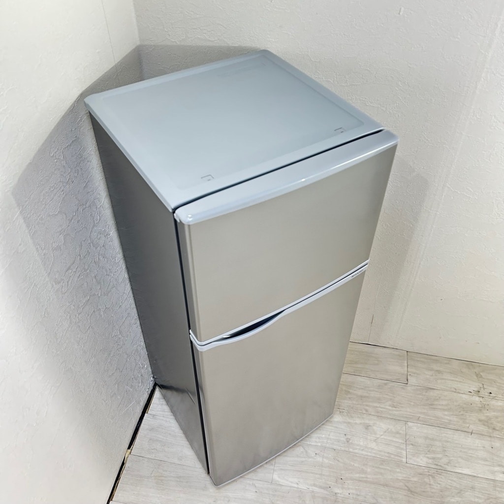 中古 128L 2ドア冷蔵庫 シャープ SJ-H13E-S 2021年製 シルバー