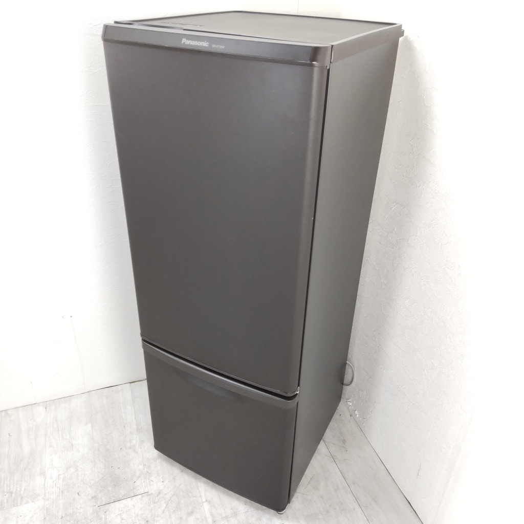 中古 168L 2ドア冷蔵庫 パナソニック NR-B17BW-T 2019年製 マット