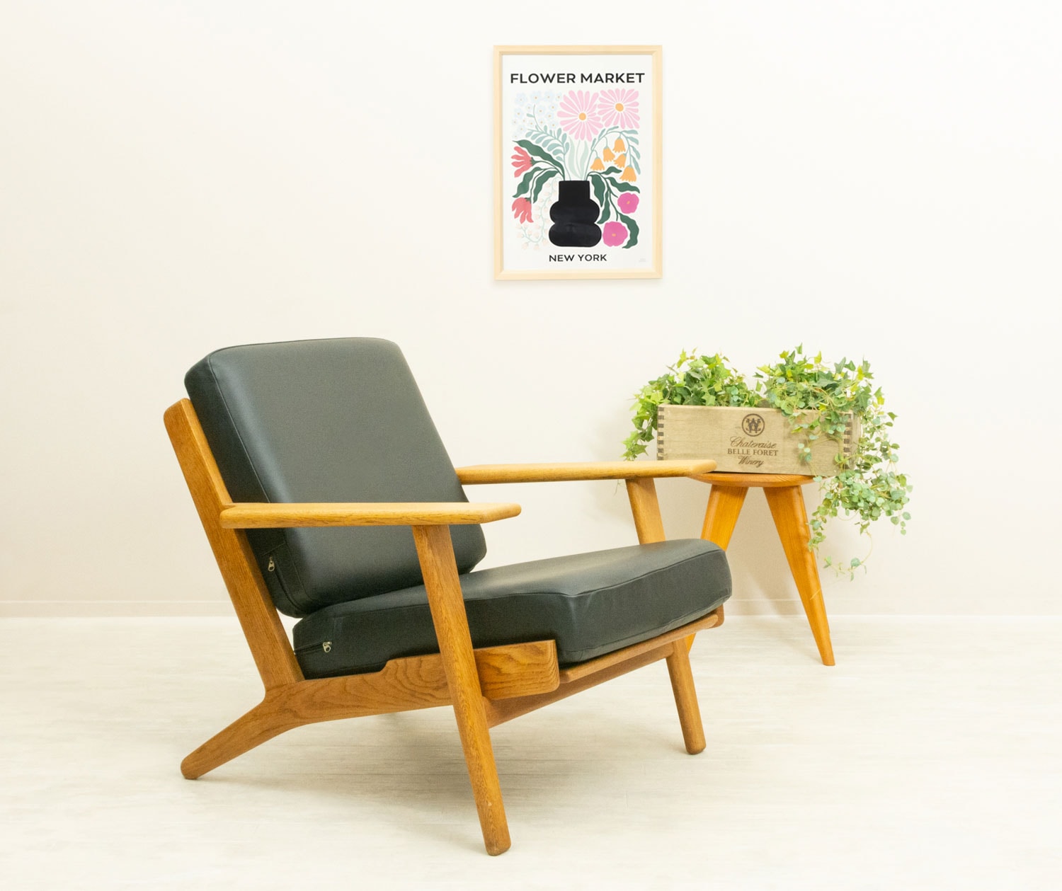 ハンスウェグナー GE290 イージーチェア オーク 北欧ビンテージ家具