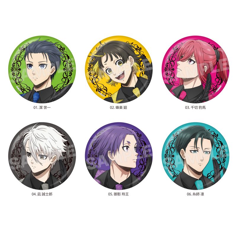 ブルーロック』ブラックスワン 缶バッジ 全6種 A コンプリートBOX