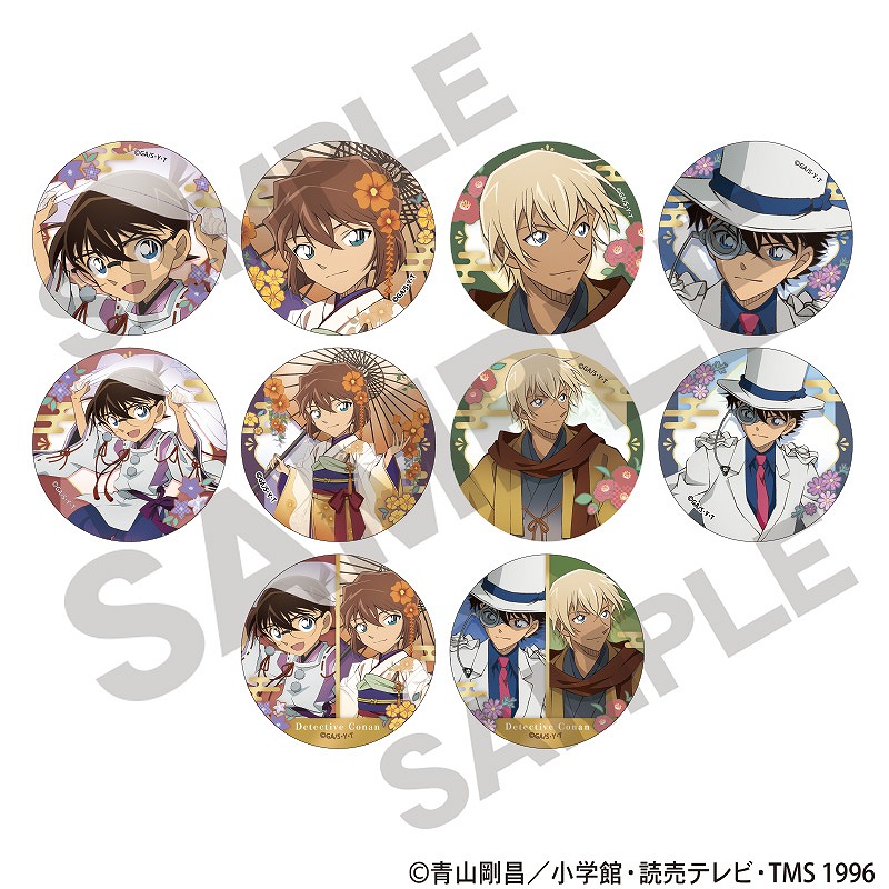 名探偵コナン 【BOX】トレーディング缶バッジ＿秋の華和装