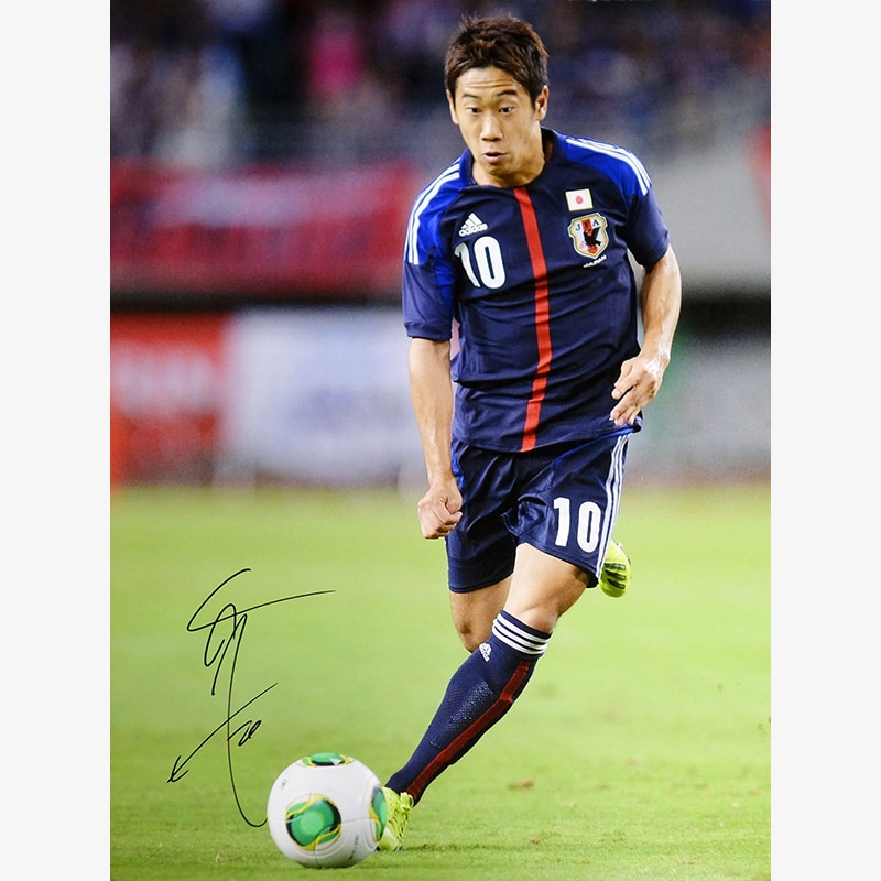 香川真司 直筆サイン入り日本代表13/14フォト | THE DUGOUT