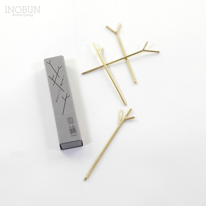 カトラリーセット デザート用 4種の小枝ピック ピックスタンド パフェ