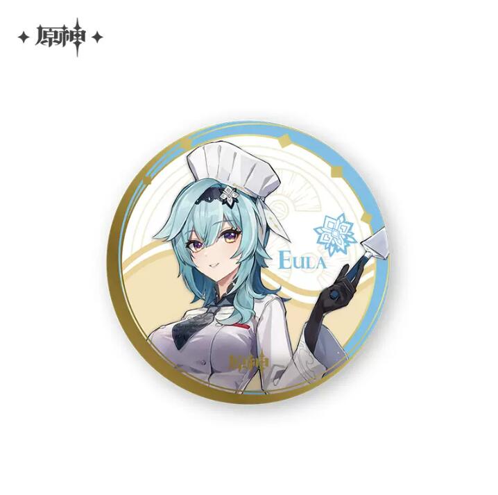 原神】風起の旅シリーズ 缶バッジ エウルア Genshin 原神,キャラグッズ