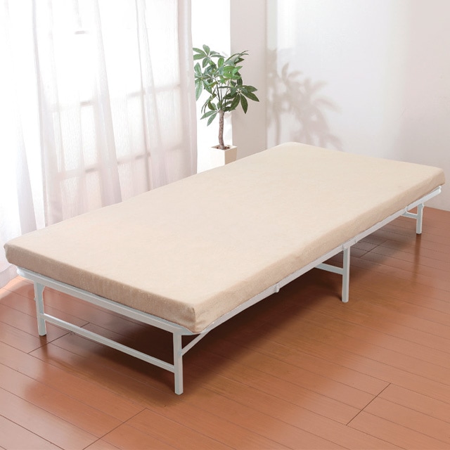 収納式折りたたみパイプベッド シングル｜ファミリー・ライフ公式通販