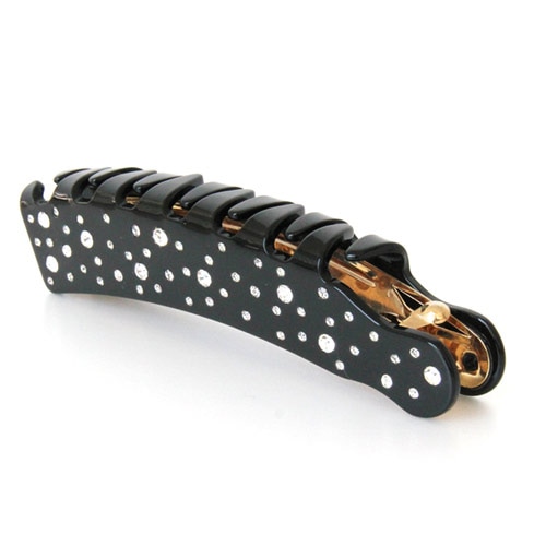 スキャタード クリスタル キャスケード (ブラック/クリスタル