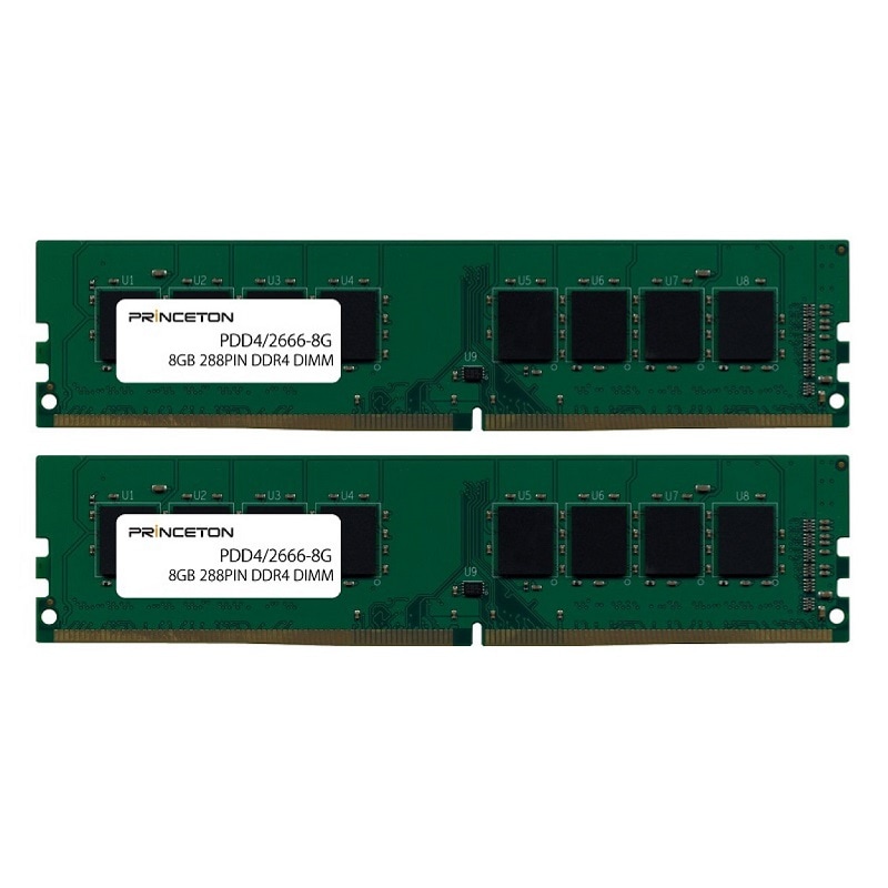 増設メモリ 8GB×2枚組 DDR4 2666MHz PC4-21300 CL19 288pin DIMM PDD4