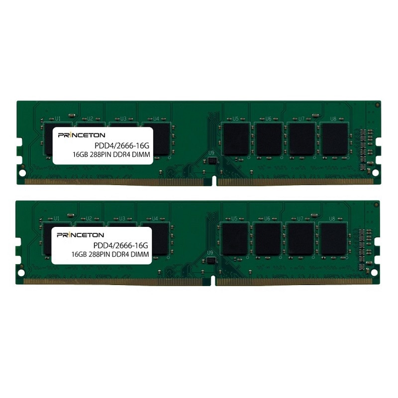 増設メモリ 16GB×2枚組 DDR4 2666MHz PC4-21300 CL19 288pin DIMM PDD4