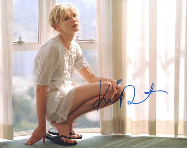キルスティン・ダンスト直筆サイン入り写真□スパイダーマン/マリー