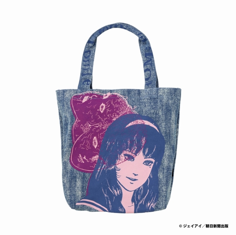 伊藤潤二 デニムトートバッグ(富江) | 伊藤潤二 | ゴリランド（グレイ