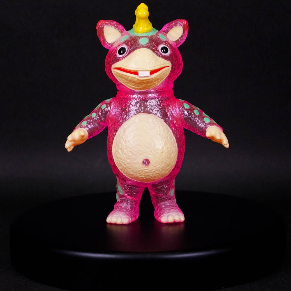 ソフビ/MAX TOY マックストイ/快獣ブースカ/クリアーピンク｜墓場の