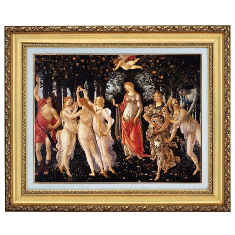 ボッティチェリ プリマヴェーラ 10号 立体複製名画 美術品 レプリカ