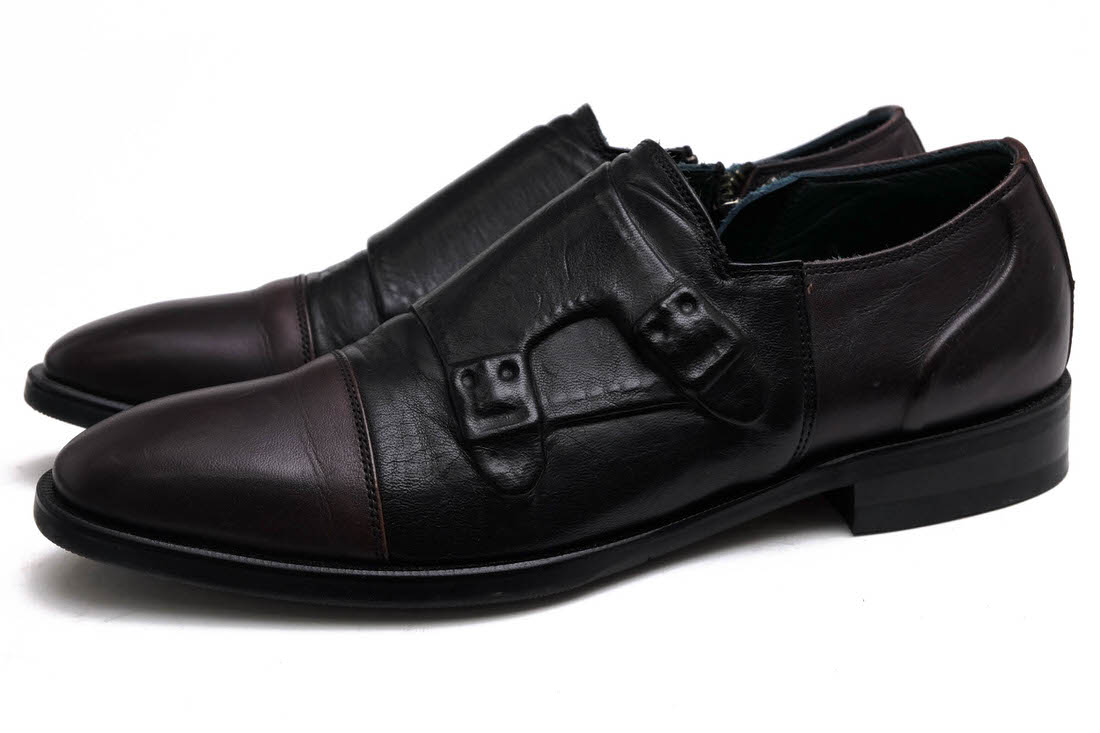 MIHARA YASUHIRO 83230200 / ミハラヤスヒロ マーブルソール 牛革 迷彩