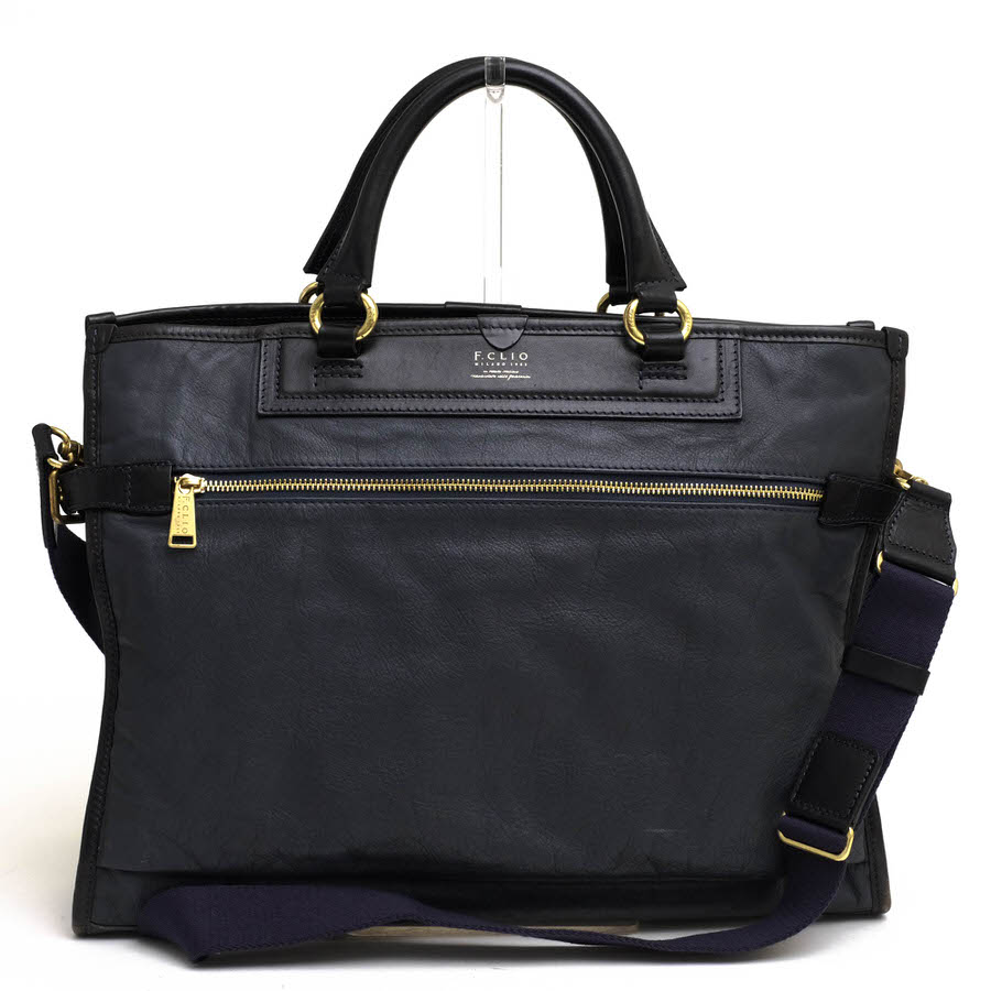 F.CLIO / エフクリオ ビジネストート 牛革 2WAY ショルダーバッグ