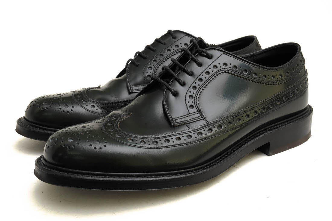 REGAL 806R / リーガル メダリオン 牛革 ガラス加工 ロングウイング