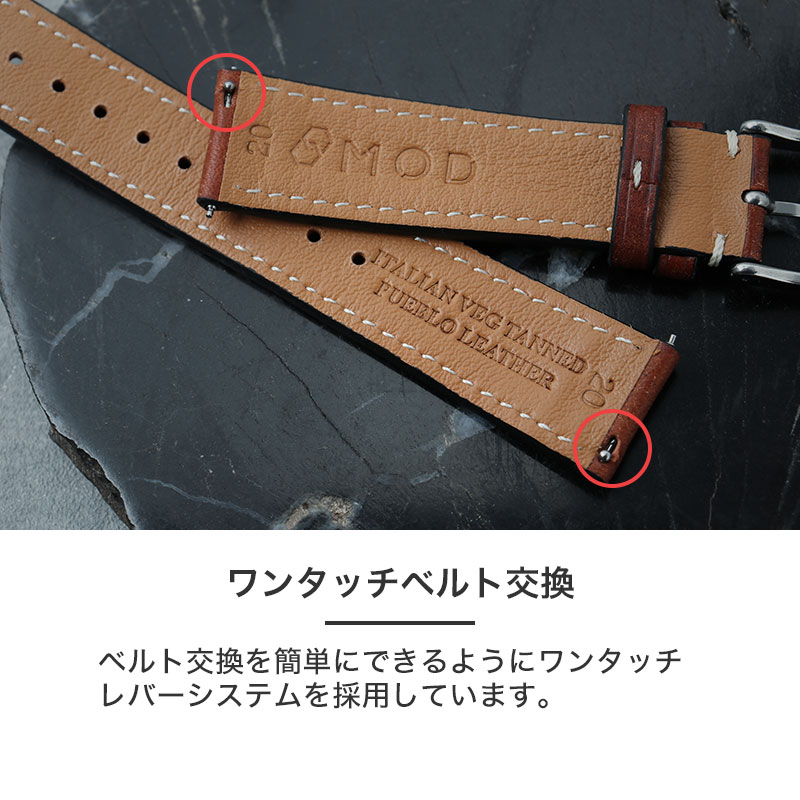 BREITLING ブライトリング 対応】MOD PUEBLO LEATHER STRAP プエブロ