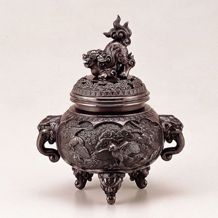 高岡銅器 金鶏鳥香炉 | 香炉 | 伝統工芸品・和風記念品 通販｜ジャパン