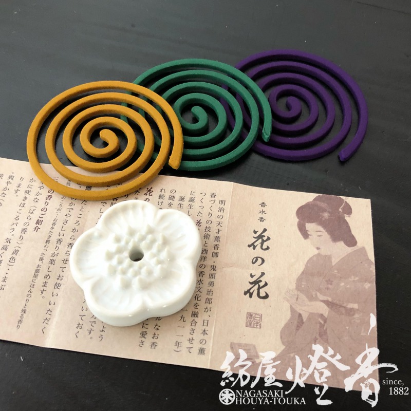 お香/座敷香『香水香・花の花-Hana no Hana-【三種/ばら・ゆり・すみれ